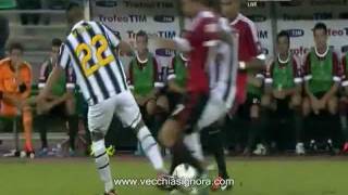 Juventus Arturo Vidal vs Milan [upl. by Yalhsa596]