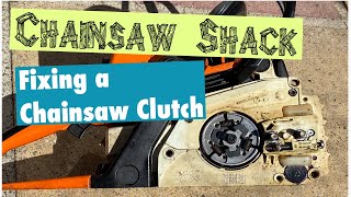 Fixing a Chainsaw Clutch [upl. by Kazim393]