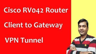 cisco rv042 vpn  cisco vpn client  ipsec vpn configuration Tutorial [upl. by Zzaj]