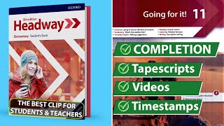 New Headway Elementary 5th Edition  Unit 11 Going for it  Students Book [upl. by Wayne442]