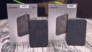 SHARGE CarbonMag 5K10K  The Thinnest and Lightest MagSafe Power Banks [upl. by Abbub819]