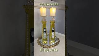 Mira estos candelabros  portavelas Elegantes y económicos diy decoration ideas [upl. by Berardo525]