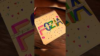 Customised name lettering designs🌺🌈 for my subscribers shorts ytshorts calligraphy art [upl. by Etnaihc236]