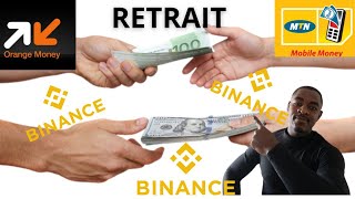 comment retirer ses cryptos sur binance P2P vers orange moneyMTN money en franc CFA en Afrique [upl. by Yeorgi]