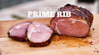 Smoked Prime Rib [upl. by Aihsekal]