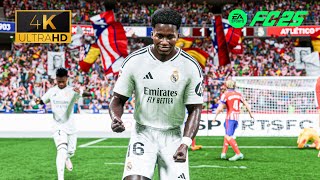 Fc 25  Atlético Madrid vs Real Madrid  La Liga  4K Ultra Graphics  Full Match  4K PC [upl. by Hallett]