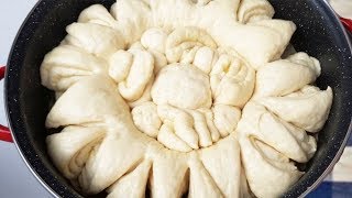 Празнична плетена погача стъпка по стъпка  Poğaça Chleb Bread خبز ψωμί Golden Bakery [upl. by Billen]