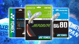 A Complete Guide to Yonex Badminton Strings 2022 [upl. by Fredenburg]