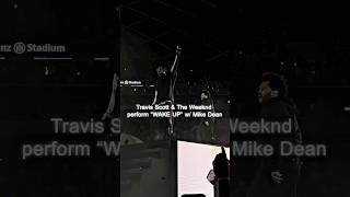 Travis Scott amp The Weeknd performing “WAKE UP” together in Sydney Australia [upl. by Wilhide]