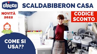 CHICCO SCALDABIBERON CASA NOVITA 2022 Come funziona lo scaldabiberon Touch e CODICE SCONTO [upl. by Batish]