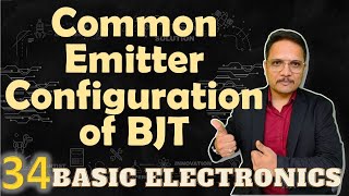 Common Emitter Configuration of BJT  Input Characteristics of BJT  Output Characteristics of BJT [upl. by Licko]