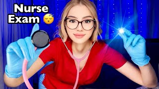 ASMR Nurse Exam In BED ♥ Full Body Exam Medical Roleplay ASMR For Sleep Personal Attention ⚕️ [upl. by Ezechiel]