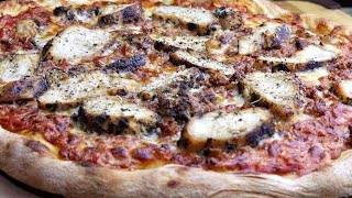 BBQ Chicken Bacon Pizza  EASY Homemade Pizza Recipe [upl. by Devinne]