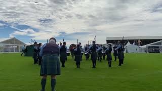 Kintyre Schools Pipe Band Cowal games 2022 [upl. by Lenod]