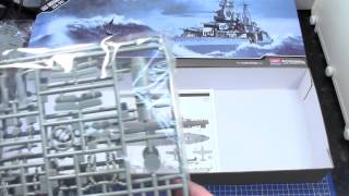 Academy 1350 USS Indianapolis CA35  14107 wwweModelscouk [upl. by Nosirb]