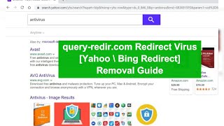 Remove queryredircom Redirect Virus Yahoo \ Bing Redirect [upl. by Paik896]