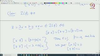 Lec 08  Low dimensional Lie algebra2 [upl. by Notlek]