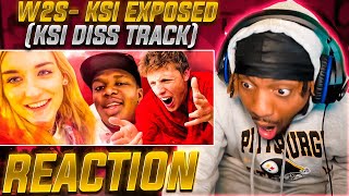 SO BAD HE HAD TO DELETE IT  W2S KSI EXPOSED KSI DISS TRACK REACTION [upl. by Ruffin455]