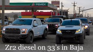 Diesel zr2 with 33s in Baja Build walk through [upl. by Ecadnac]