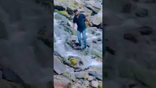 Waterfall Near Khal Kashmir trending mountains travel nature youtubeshorts fypシ゚viral [upl. by Syxela]