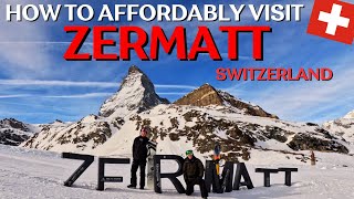 Zermatt How to affordably travel to this magical place [upl. by Riddle]