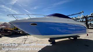 Tequila Blue  For Sale Sea Ray 245 Weekender 2000 [upl. by Klayman403]