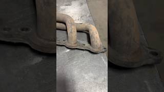 Cracked Header Repair exhaust carrepair automotive headers [upl. by Senilec779]