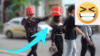 Bucket on the Head Prank [upl. by Xaviera]