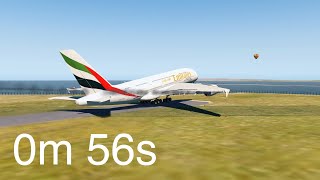 Using The a380 On The Worlds SHORTEST Flight [upl. by Lay]