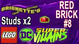 Studs x2 RED BRICK in LEGO DC SuperVillains Level 8 Part 8 “Fight At The Museum” [upl. by Winthrop]