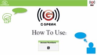 GSpeakAccessNumbers GWEB Centurion Systems [upl. by Krasnoff111]