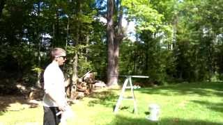 How to remove a wasp nest fail [upl. by Kcaz]