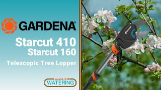 How to use the Gardena StarCut 410 Plus or 160 Plus Tree and Pruning Lopper [upl. by Henn139]