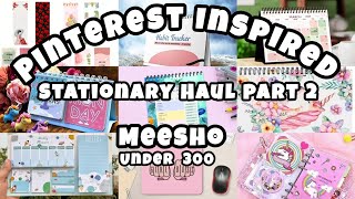 MEESHO CUTE STATIONERY HAUL🎀 MEESHO KOREAN STATIONERY UNDER 300😍 CUTE KAWAI STATIONERY FROM MEESHO [upl. by Riane65]