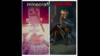 minecraft and real life monsters part1 minecraft monsters inrealllife fypシ゚ fypシ゚ fypシ゚ fyp [upl. by Hakon]