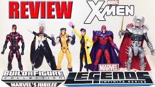 Review Marvel Legends Xmen BAF Jubileu  WAVE COMPLETA [upl. by Einamrej]