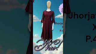 Heavy kurti pant set three pieceshorts Youtube viral [upl. by Ordnasil645]