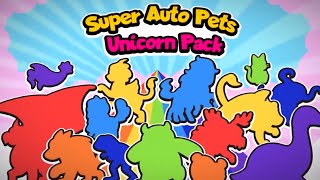 UNICORN PACK LEAKS  Super Auto Pets [upl. by Nnylylloh]