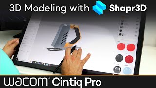 Cintiq Pro 27 3D Modeling with Shapr3D [upl. by Munmro296]