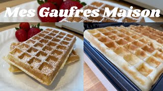 Mes Gaufres croustillantes recette facile [upl. by Akeimat]