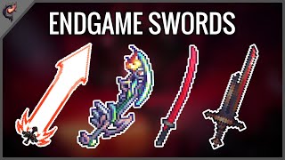 All Endgame Swords  Terraria Calamity Mod [upl. by Hammer]