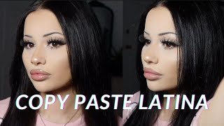 copy paste latina tiktok makeup updated tutorial [upl. by Ainnat]