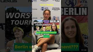 Daria Kasatkina on What The Vlog and quotBerlin worst tournamentquot🤣 kasatkina tennistournaments [upl. by Otanod517]