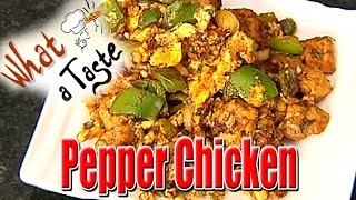 Pepper Chicken Recipe  What A Taste  Vanitha TV [upl. by Heringer]