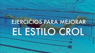 Ejercicios de NATACIÓN para mejorar el estilo CROL [upl. by Harwill991]