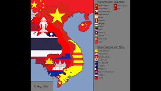 The Vietnam War with Flags Every Two Weeks [upl. by Tyre]