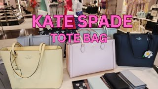 KATE SPADE OUTLET DANA LARGE TOTE BAG  HANDBAG  CROSS BODYBAGS WALLETS SALE NOW 70 OFF [upl. by Haelahk]