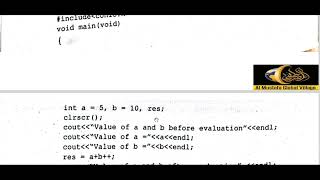 C Lec16 I Increment Operator  Decrement Operator  sizeof Operator in C  Jawad Muatafa [upl. by Ettenel]