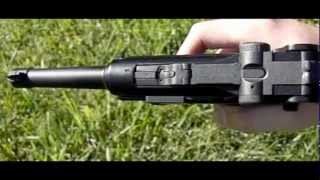 WE LUGER P08 SLOW MOTION AIRSOFT [upl. by Ungley]