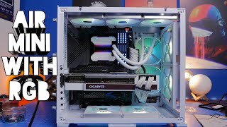 Lian Li O11 Air Mini build with Uni AL120s and Phanteks 240MPH cooler [upl. by Ahsekin430]